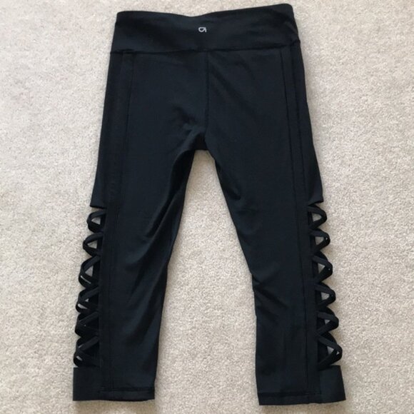 GapFit Womens Cropped Leggings Ballerina Size Small - Picture 2 of 4